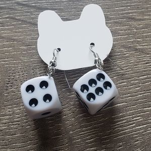 Dice earrings